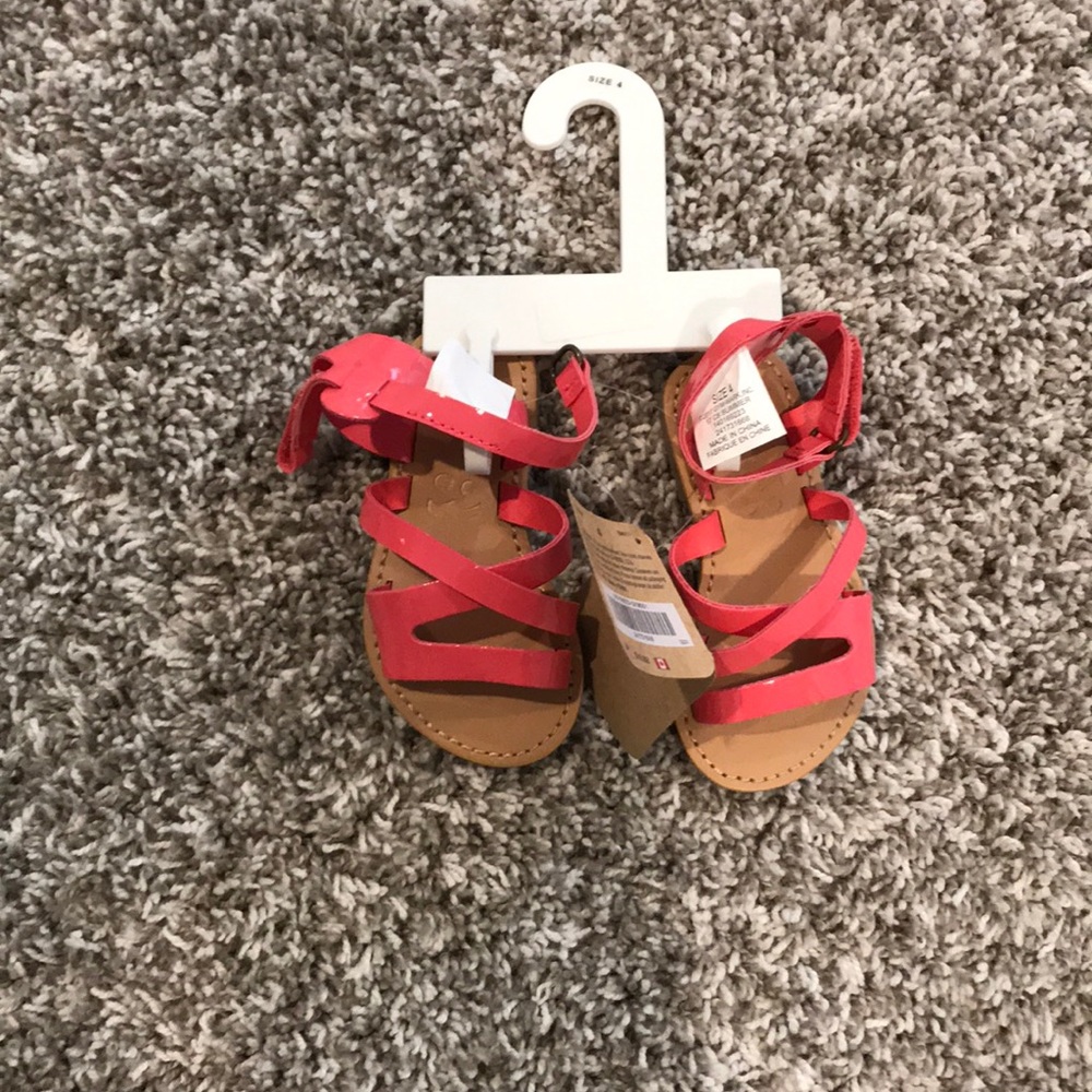 Pink girls sandals